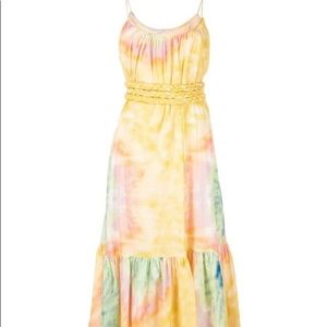 Rhode tie dye lea dress in xs